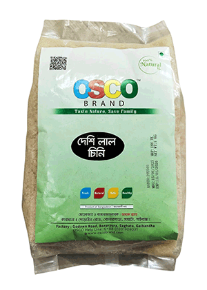 Deshi Brown Suger (লাল চিনি)-1 kg OSCO Brand